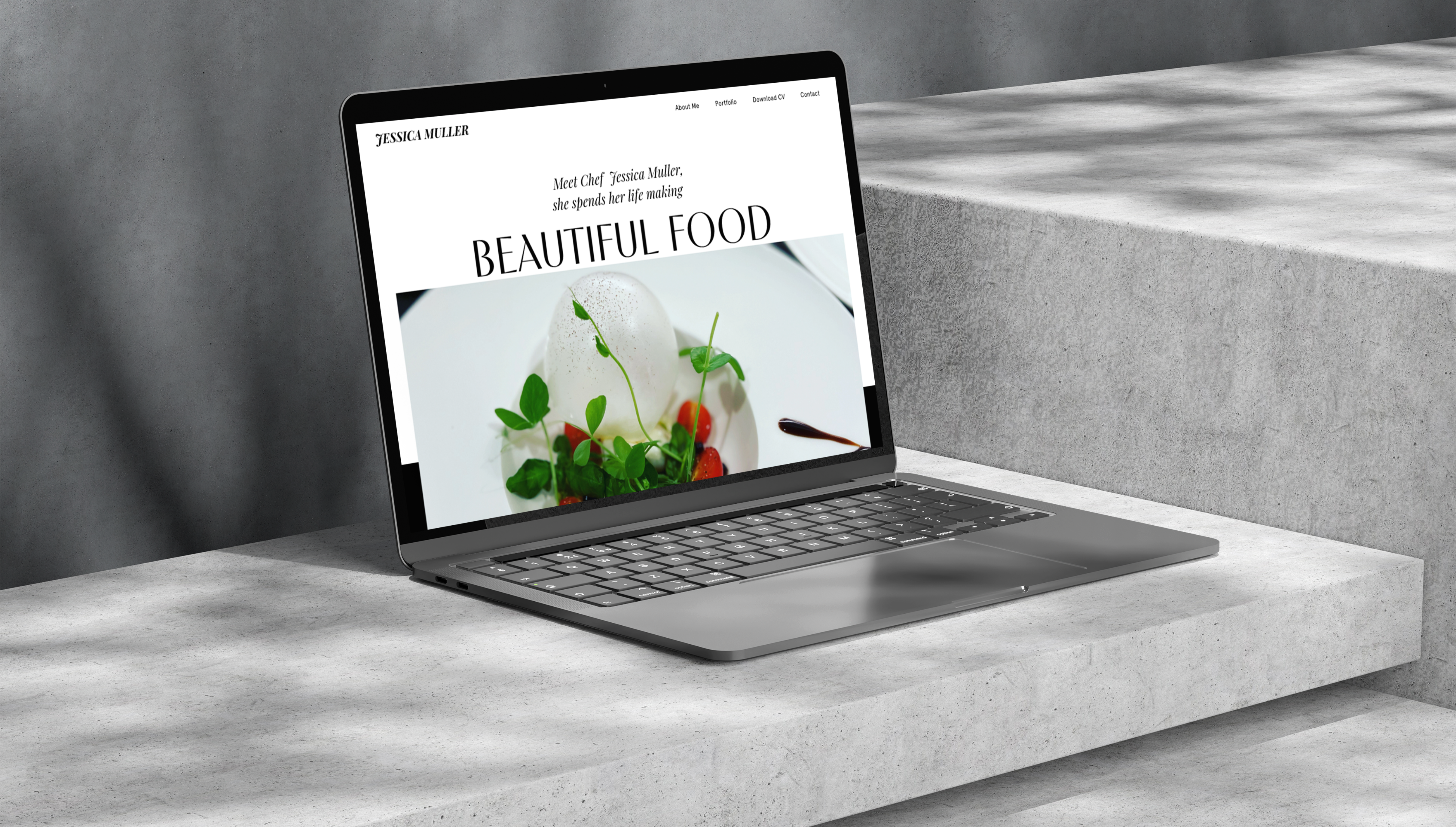 Photo of our portfolio websites including online portfolio and custom CV design.